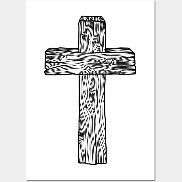 Wooden cross Wall Art by Reformer